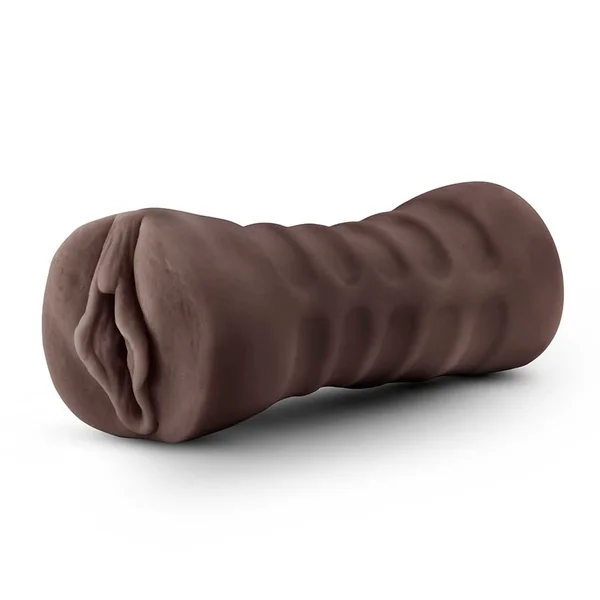 Hot Chocolate Alexis Black Vibrating Pocket Pussy by Blush Novelties — image 3 of 4