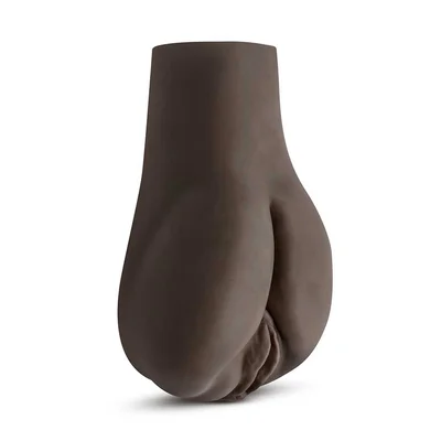 Hot Chocolate Doggy Style Deanna Black Vibrating Realistic Masturbator by Blush Novelties
