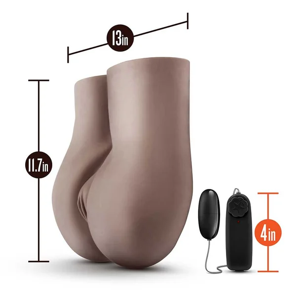 Hot Chocolate Fuck Me Deep Black Life Size Masturbator by Blush Novelties — image 5 of 6