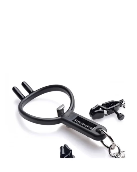 Degraded Mouth Spreader with Nipple Clamps