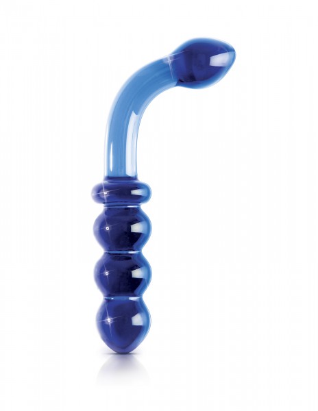 7" Glass Anal Beads