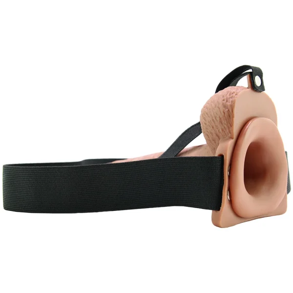 Fetish Fantasy Series 7.5" Hollow Squirting Strap-on With Balls -