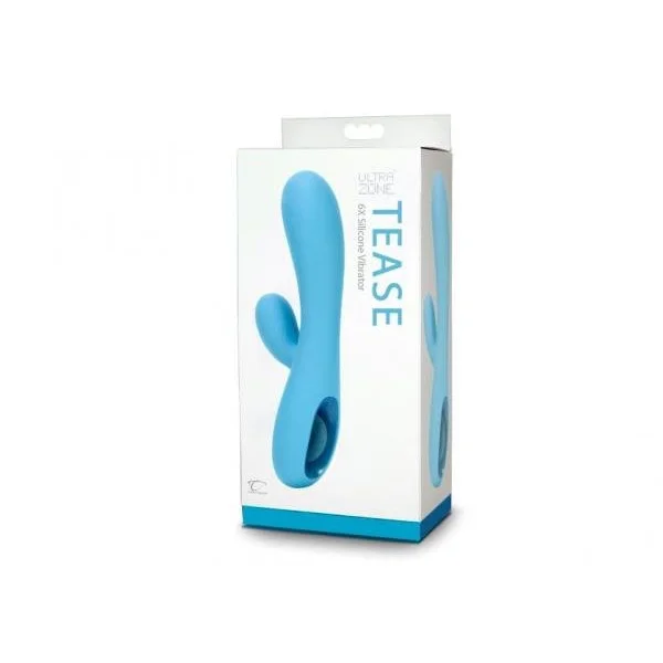 Tease 6X Rabbit Silicone Blue Vibrator — image 4 of 4
