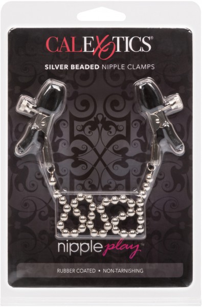 Silver Beaded Nipple Clamps