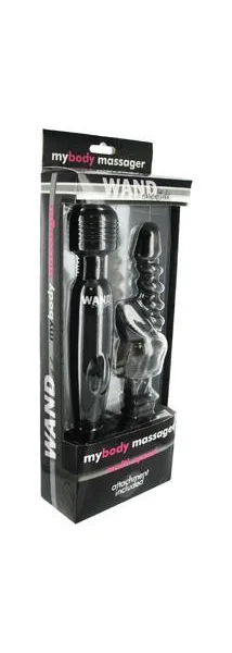 Wand Ess My Body Massager W/attach Black