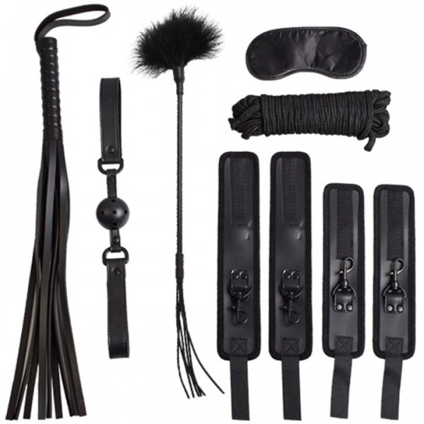 Bondara Intermediate Soft Black Bondage Kit