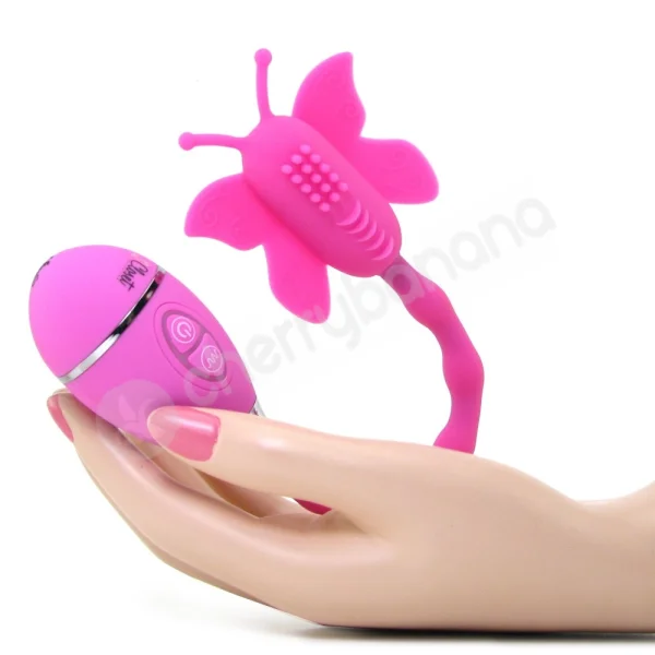The Celine Pink Butterfly Wand Vibrator