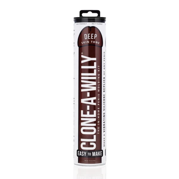 Clone-A-Willy Make Your Own Vibrating Silicone Dildo - Deep Skin Tone