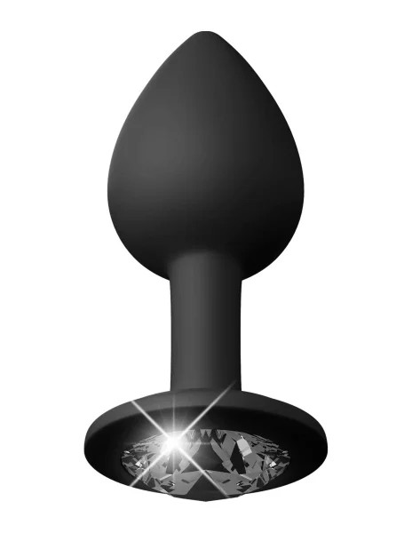 Hookup Panties Crotchless Secret Gem - Black - XL - Xxl
