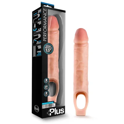 10 Inch Penis Sleeve Performance Plus Silicone Vanilla Extender
