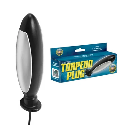Zeus Electro Stim Large Anal Torpedo Plug for Elextrosex