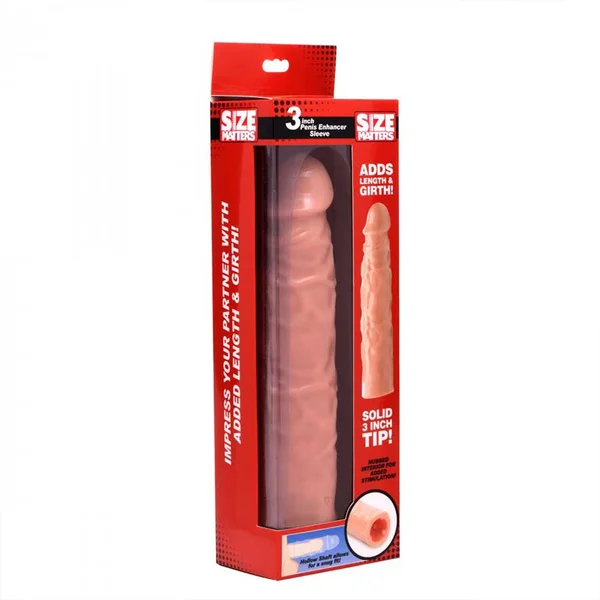 8.5 Inch Realistic Penis Extension Sleeve by Size Matters — image 3 of 4