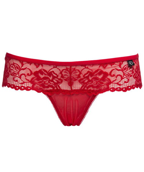 Flirty lace and mesh knickers queen size