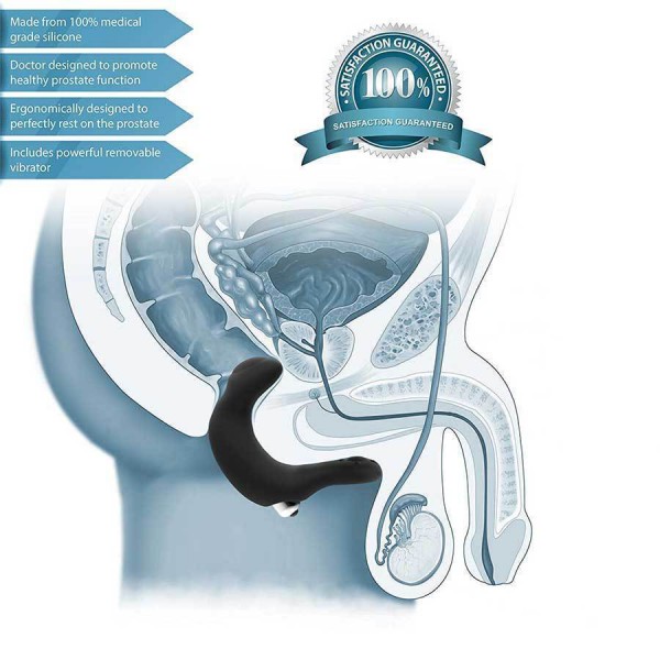 The Lucky Vibrating Silicone Prostate Massager for Men