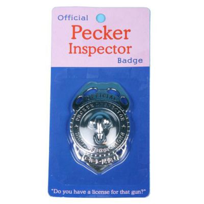 Official Pecker Inspector Badge