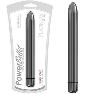 Power Bullet Platinum Silver 5 5 Inches