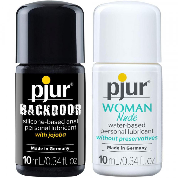 Pjur Mini Collection of Assorted Lubricants | 4-Pack of 0.34ml each (1oz)