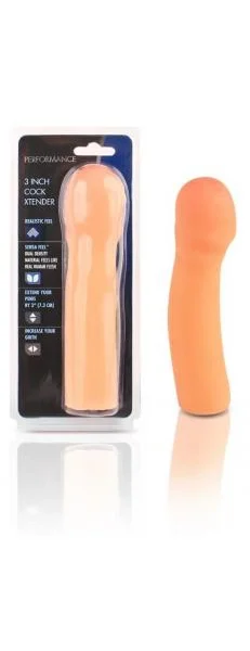 Performance 3 Inch Cock Xtender Beige — image 4 of 4