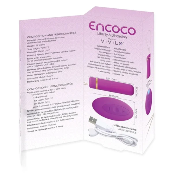 Vivilo - Encoco - Remote Vibrating Bullet