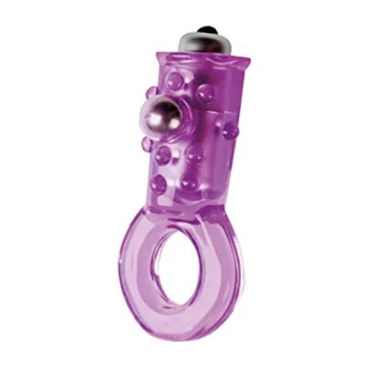 California Exotic Up Hook It Up Top Loading Beaded Ring Purple