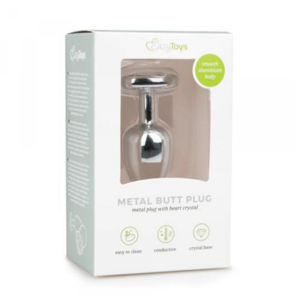 Ella Paradis Heart Silver Plug