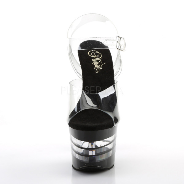 7 inches Heel, 2 3/4 inches Lined PF Ankle Strap Sandal — image 6 of 8