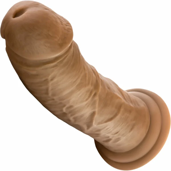 Dr. Skin 8 Inch Basic Realistic Dildo With Suction Cup by Blush - Caramel