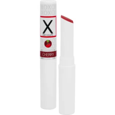 X On The Lips Buzzing Lip Balm With Pheromones Electric Cherry 75 Ounce