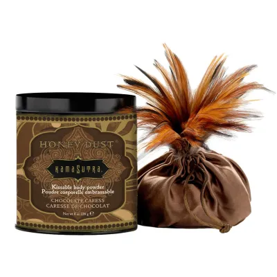 Kama Sutra Honey Dust Body Powder 8 oz Chocolate Caress