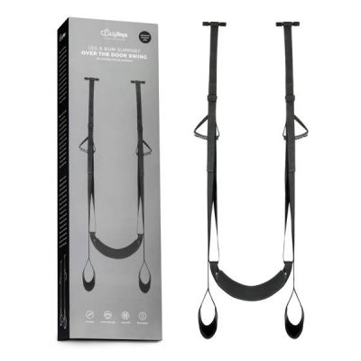 EasyToys Fetish Collection Over The Door Swing Black Door Swing