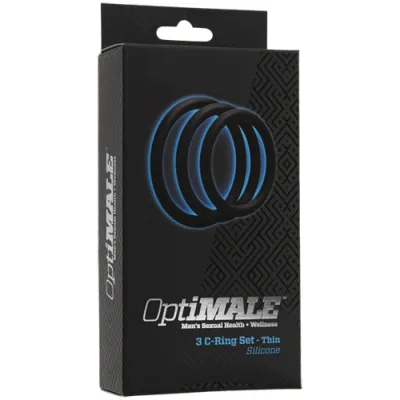 OptiMALE C Ring Kit THIN BLACK