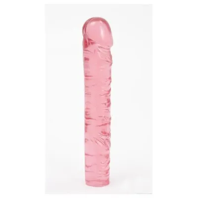 Crystal Jellies Classic Dong 10 Inch Pink