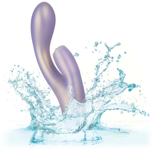 G-Love G-Kiss Silicone Rechargeable Waterproof Dual Stimulation Vibrator By CalExotics