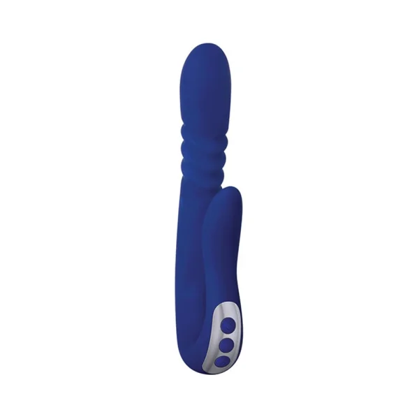 Eve's Deluxe Thruster Blue Rabbit Style Vibrator — image 8 of 9