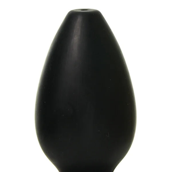 Kink Flow Silicone Anal Douche Accessory Full Flush Out - Black