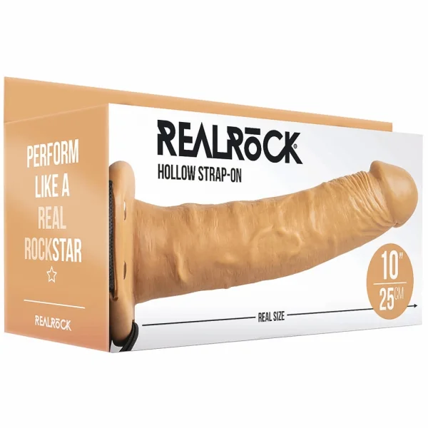Real Rock Hollow 10 Inch Strap-On