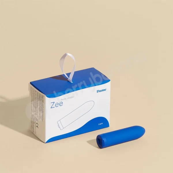 Dame Zee Blue USB Rechargeable Vibrating Bullet
