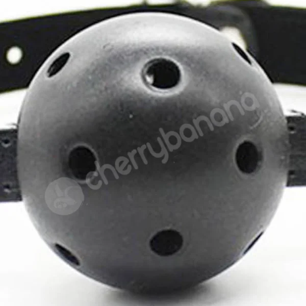 Cherry Banana Dare Black Breathable Ball Gag