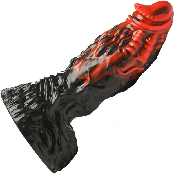 Vulcan 8.75" Silicone Suction Cup Dildo With Balls By Creature Cocks