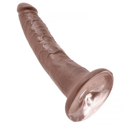Pipedream King Cock Dark Tone Dildo 7 Inch