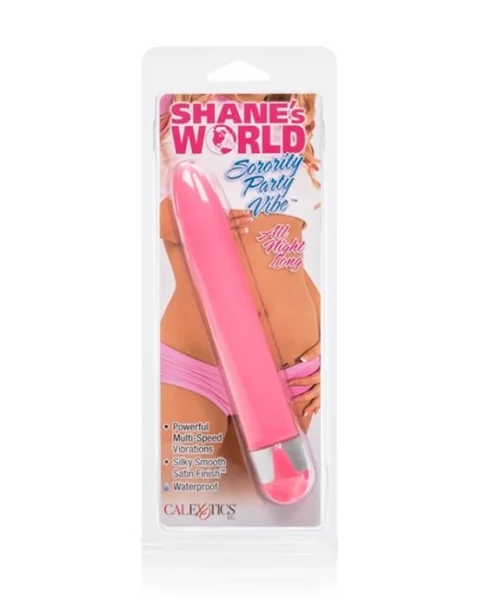 Shane's World Sorority Party Vibe All Night Long Pink