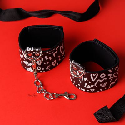 Printed Handcuffs Love Street Art Fashion by Shots