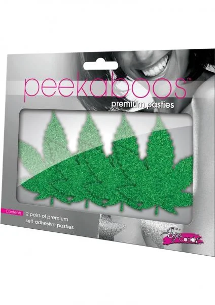 Peekaboos Mary Jane Pasties Green 2 Pairs — image 4 of 4