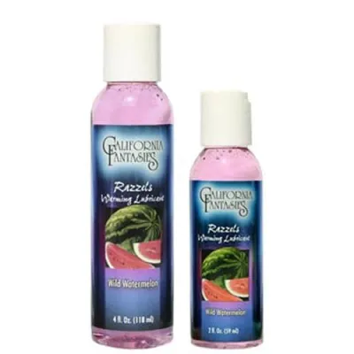 Razzels Warming Lubricant Wild Watermelon 4 Oz Bottle