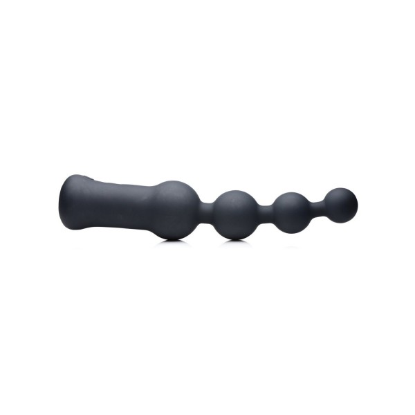 Master Series Deluxe Voodoo Beads 10x Silicone Anal Beads Vibrator — image 7 of 9