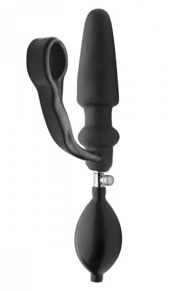 Exxpander Inflatable Plug with Cock Ring Black — image 6 of 6