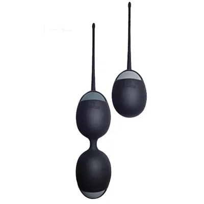 Velvet Plush Kegel Trainer Kit Black