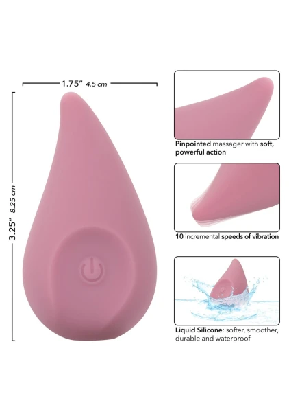 Mod Flair Rechargeable Waterproof Silicone Clitoral Stimulator By CalExotics - Pink