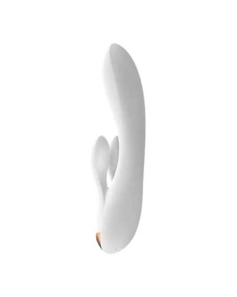 Satisfyer Double Flex - White - 7.9 Inch