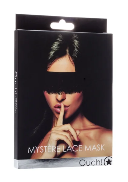 Mystère Lace Mask - Black -